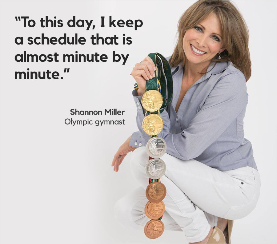 three things successful people have in common shannon miller quote